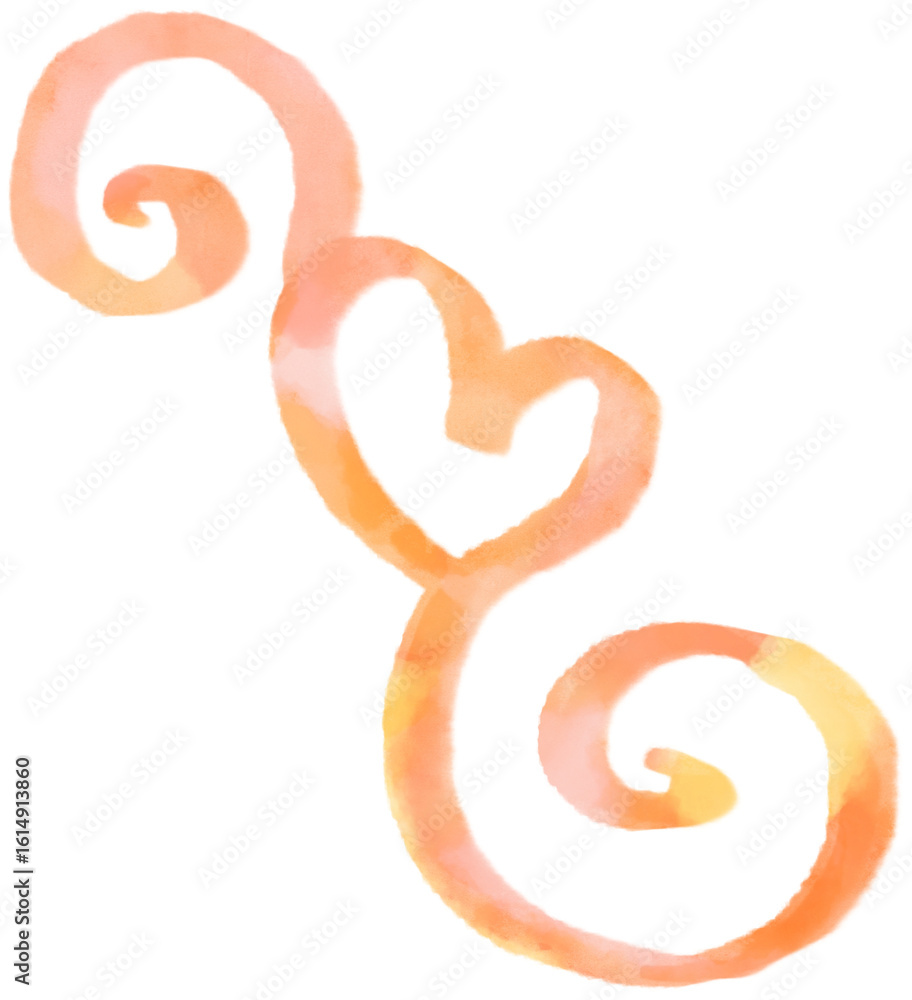 Fototapeta premium abstract heart decorative 