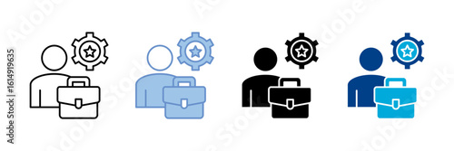 Experience Icon Set Multiple Style Collection