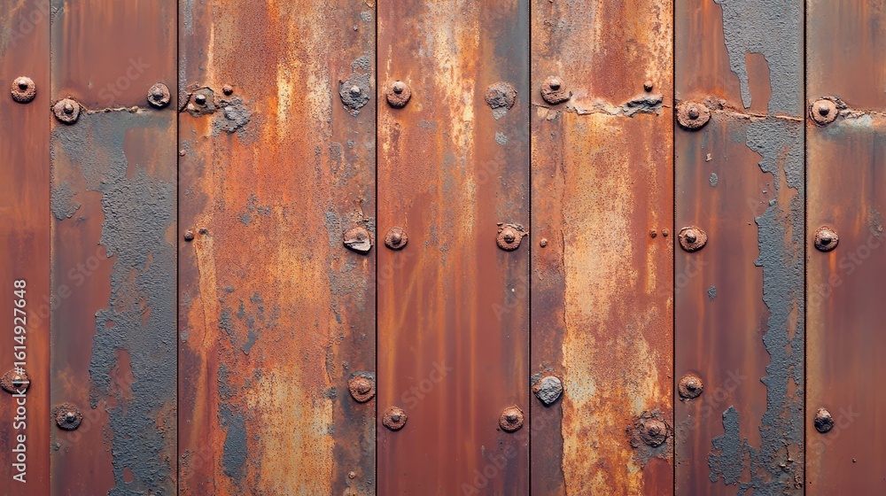 Fototapeta premium patina rusty sheet metal