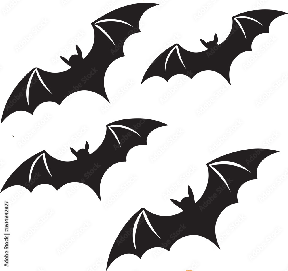 Fototapeta premium Abstract geometric shapes and lines in a dynamic composition silhouette