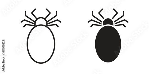 Louse icon set, line and black glyph style for food app website.