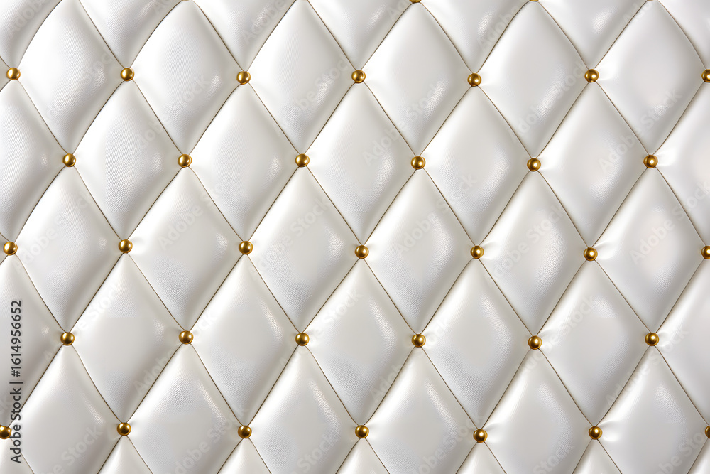 Naklejka premium white leather upholstery texture