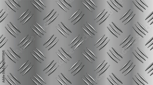 metal tread diamond plate pattern steel iron shiny texture illustration wallpaper background suitable for your construction design