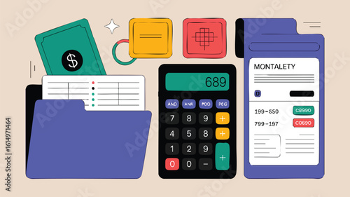 AI Generate Financial Concepts Conceptual Illustrations Ideal for Finance Business Marketing Websites and Creative Projects