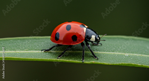 ladybug on leaf