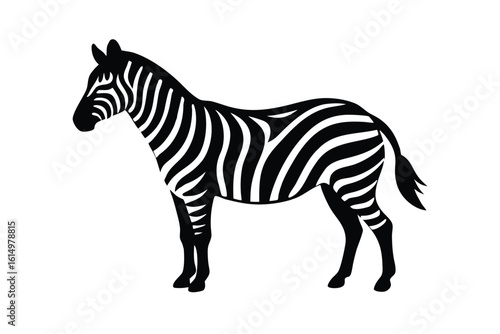 zebra stripes icon vector icon illustration