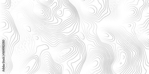 Vector white and black line luxury organic pattern. Japanese style abstract wave, elegant water, contour, topography, cloud elegant texture. Premium fancy minimal template
