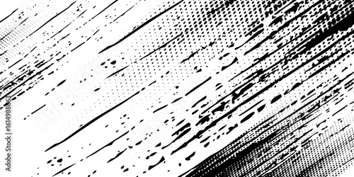 Glitch distorted grunge layer . Noise destroyed texture . Trendy defect error shapes . Overlay grunge texture . Distressed effect