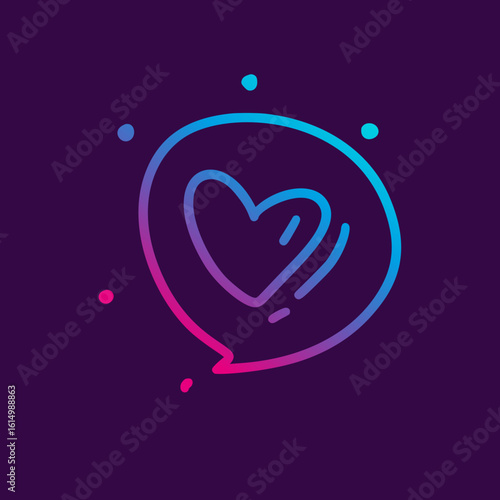 Neon blue musical notes on a dark textured background.