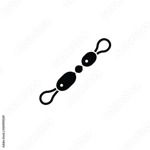 Fishing swivel connector tackle equipment