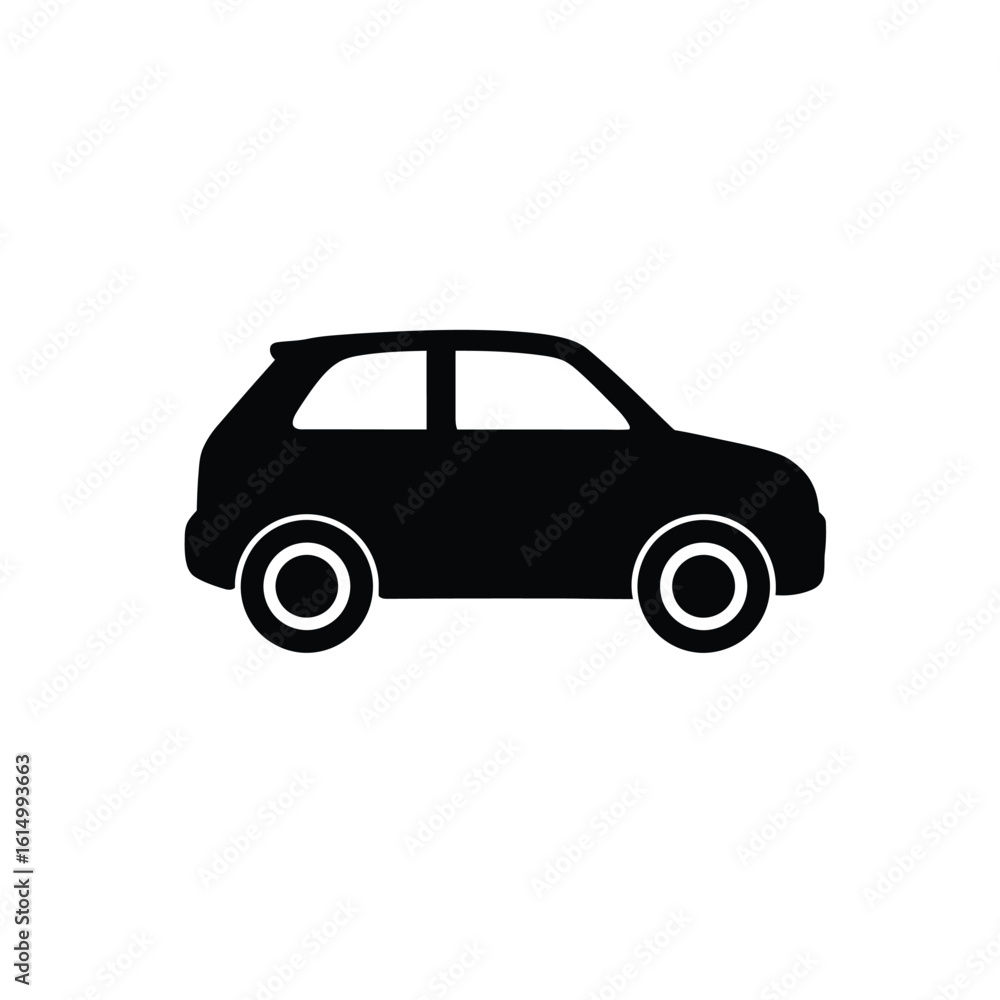 Black car silhouette vehicle transport Black car silhouette vehicle transport