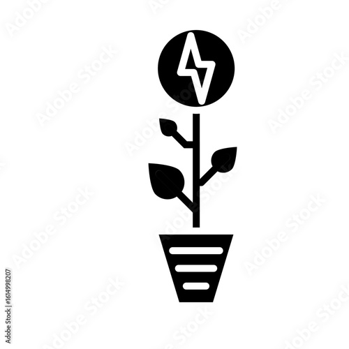 Biomass Power icon design