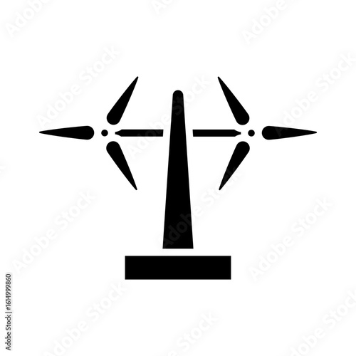 Wind Energy Farm icon design