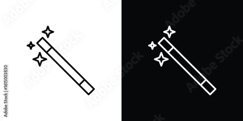 Wand icon vector illustration - high quality black style vector icons