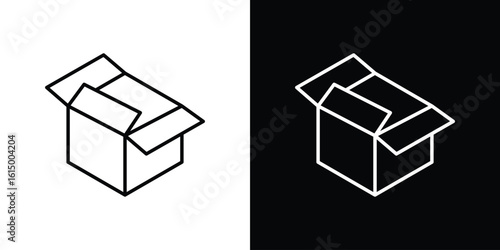 Unpacking icon vector illustration - high quality black style vector icons