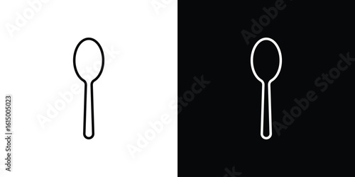 Tablespoon icon vector illustration - high quality black style vector icons