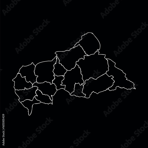 CAR Vector Map - Detailed Blank Template

