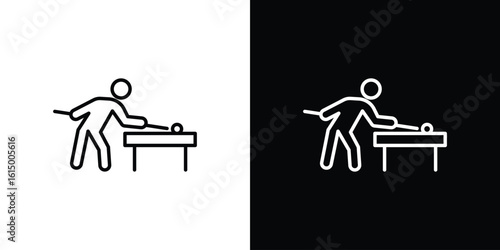 Snooker icon vector illustration - high quality black style vector icons