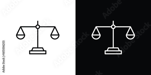 Scale icon vector illustration - high quality black style vector icons