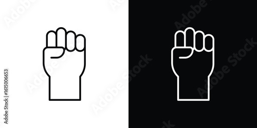Rebellion icon vector illustration - high quality black style vector icons
