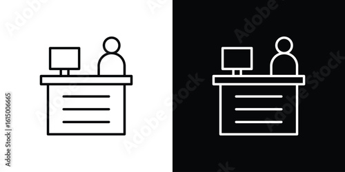 Reception icon vector illustration - high quality black style vector icons