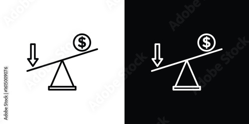 Leverage icon vector illustration - high quality black style vector icons