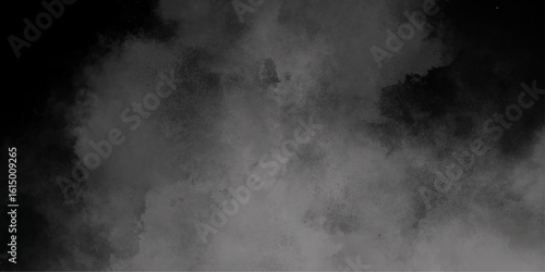 Modern Dark and Dramatic Storm Clouds Area Background. Concrete old and grainy wall white color grunge texture. Abstract black and white silver ink effect cloudy grunge texture.