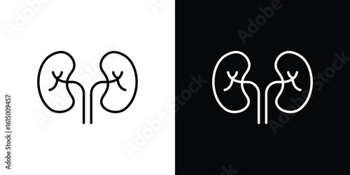 Kidney icon vector illustration - high quality black style vector icons