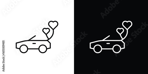 Just married icon vector illustration - high quality black style vector icons