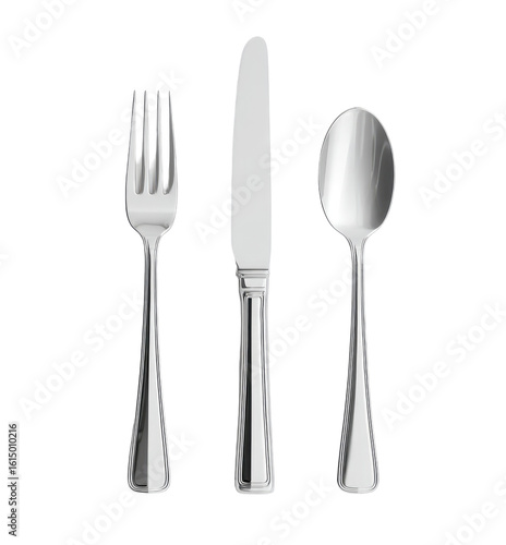 Silverware set, fork, knife, spoon