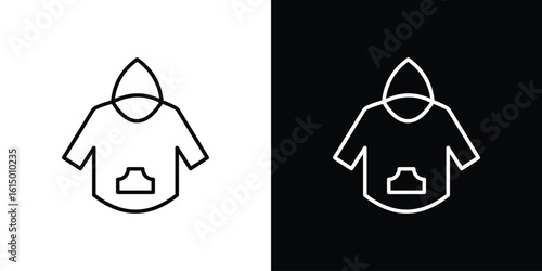 Hoodie icon vector illustration - high quality black style vector icons