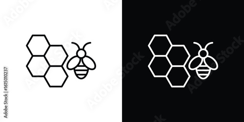 Honeycomb icon vector illustration - high quality black style vector icons