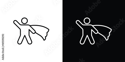 Hero icon vector illustration - high quality black style vector icons