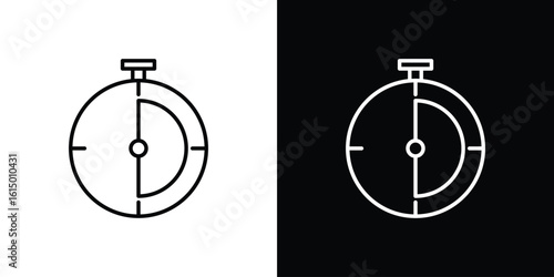 Half hour icon vector illustration - high quality black style vector icons