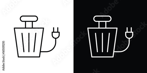 Garbage disposal icon vector illustration - high quality black style vector icons