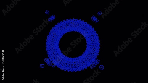 circle light abstrak