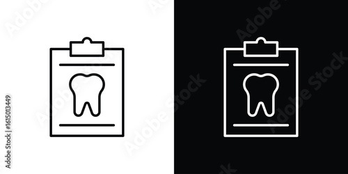 Dental X ray icon vector illustration - high quality black style vector icons