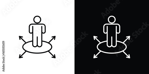 Decision making icon vector illustration - high quality black style vector icons