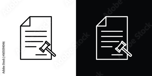 Corporative law icon vector illustration - high quality black style vector icons