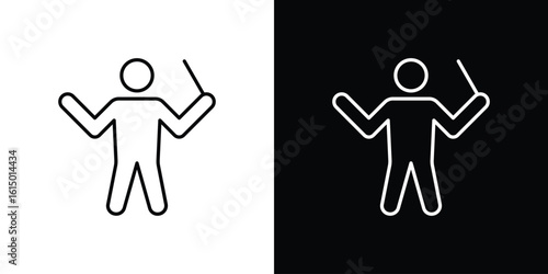 Conductor icon vector illustration - high quality black style vector icons