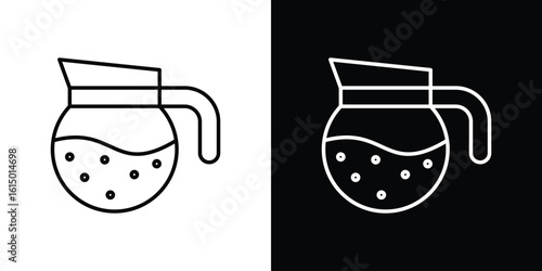 Coffee pot icon vector illustration - high quality black style vector icons