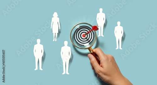 Target Audience Identification Concept – Precision Marketing Strategy Image.