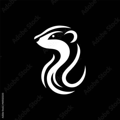 Clean Vector Weasel Logo Template
