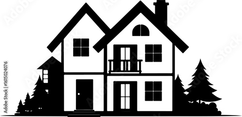 vector of houses icon