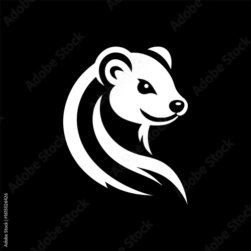 Unique Weasel Mark in Monochrome