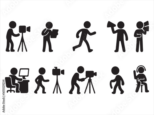 Film Crew Icons