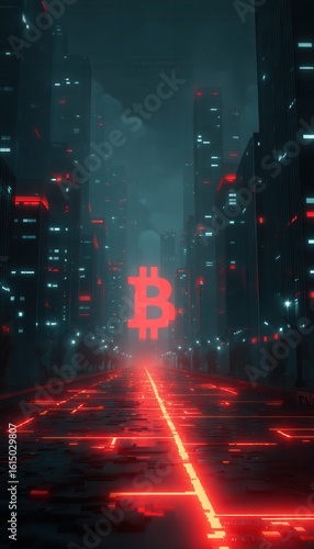 Future city crypto street