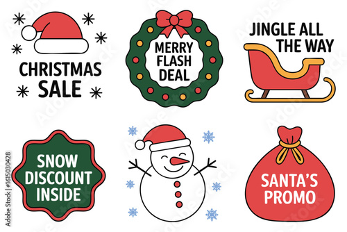 Christmas Sale Design Elements