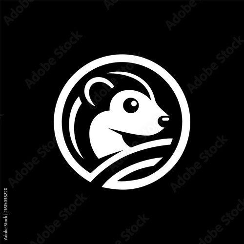 Vintage Styled Weasel Logo Design