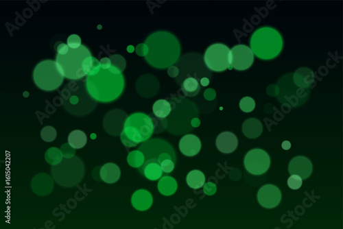 Floating circular shapes scattered across the frame. Varying scale and blur create sense of light motion and abstract depth.
